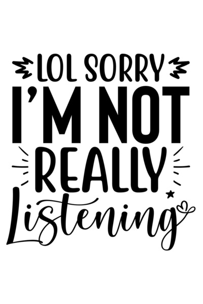 StoryGift Romania Sticker Eticheta 40CM Exterior cu mesajul "Lol, sorry, I'm ...