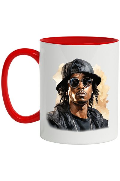 StoryGift Romania Mug With Future, Artist, Singer, Rapper, Celebrity, Multicolor 330 ml, Ceramics, With ,STG