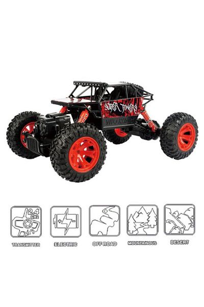 Maviuniform Iuni 2199a Remote Control Car, 1:16 Scale, Speed Cross-country, 2.4ghz, Red