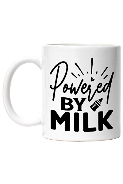 StoryGift Romania Cana pentru bebelusi care beau mult lapte cu mesajul "Powered by milk" - biberon, Cu ,STG