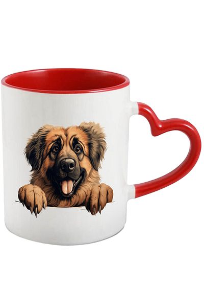 StoryGift Romania Mug with a happy dog ​​| illustration | very furry | playful | for lovers, With ,STG.