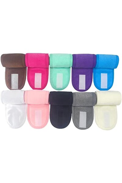 LA PERLA TECH رباط شعر تجميلي متعدد الأغراض، رباط رأس سبا للنساء، 10 قطع، رباط شعر مكياج قابل للتعديل