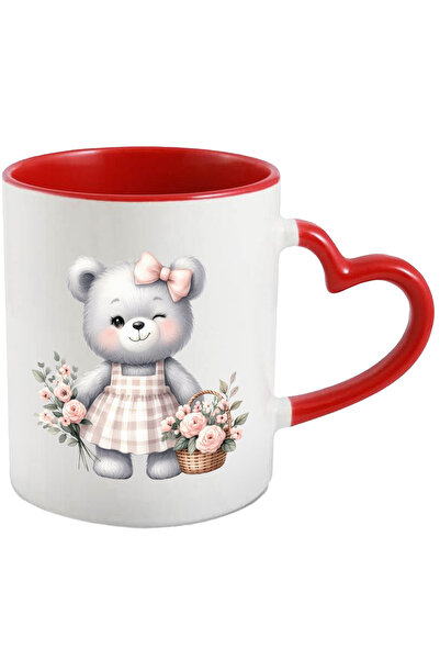 StoryGift Romania Cana cu o ursoaica | ilustratie | face cu ochiul | funda | ...