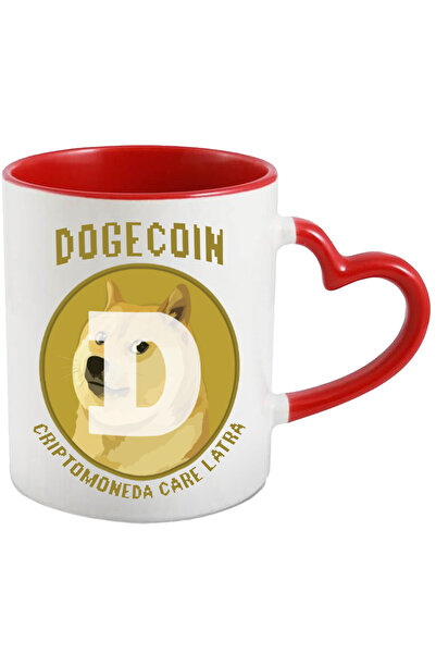 StoryGift Romania Cana dogecoin criptomoneda care latra, investitii, 330ml, C...