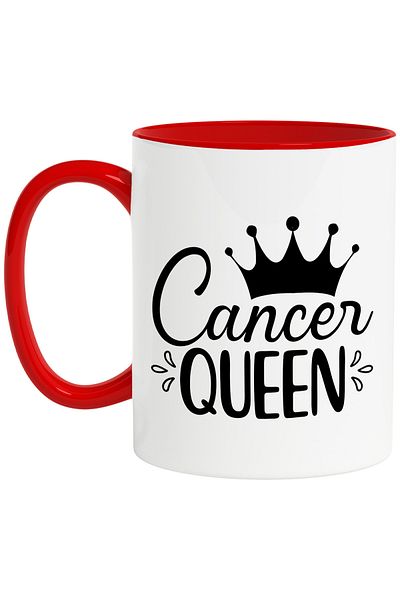 StoryGift Romania Mug with Cancer zodiac sign, illustration, zodiac sign, astrology, queen, symbol, sign with Handle, With, STG