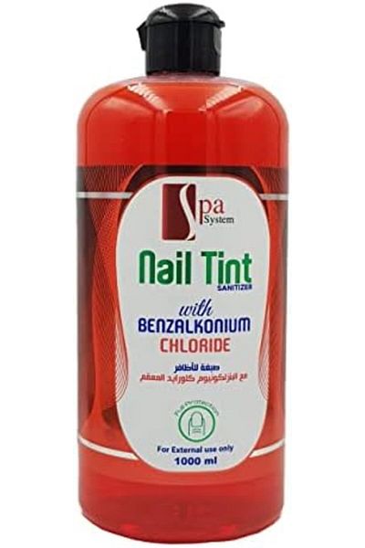Spa System Spa System Colored Nail Sanitizer with Benzalkonium Chloride 1000ml