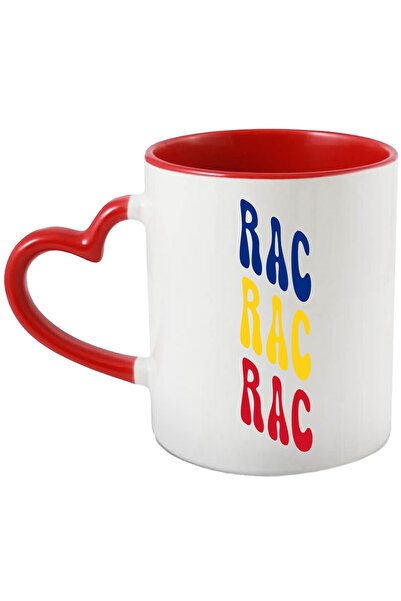 StoryGift Romania Cana Cuvantul Rac, in Culorile Steagului Romaniei, Rosu, Ga...