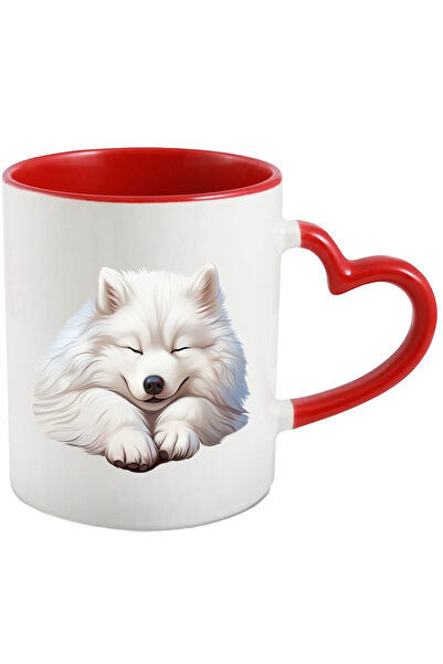 StoryGift Romania Cana cu un catel alb care doarme dus | ilustratie | blanos ...