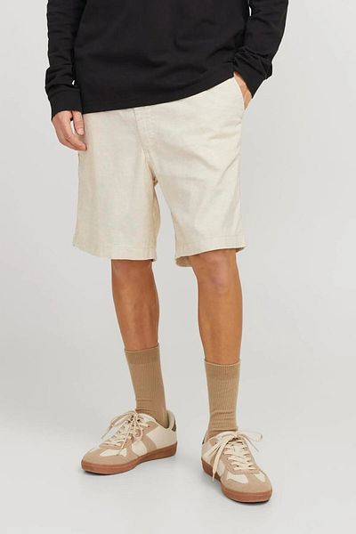 Jack & Jones Men's Beige Jpstjaiden Campaign Hybridbondishort Srt Shorts 12274968-Moonbeam