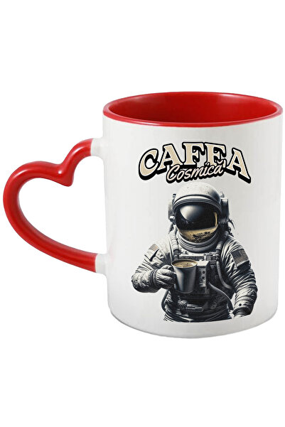 StoryGift Romania Cana Cafea cosmica, astronaut in spatiu cu cana de cafea, 3...