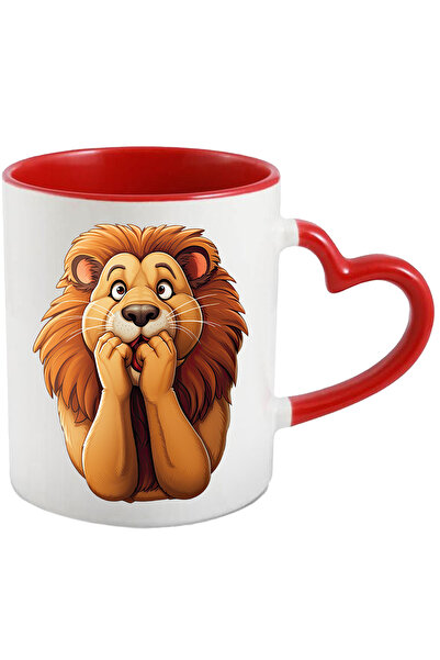 StoryGift Romania Cana cu un leu speriat | ilustratie | fricos | tremura de f...