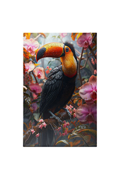 StoryGift Romania Tablou Canvas Papagalul Fericit O Expunere De Culoare Și Vi...