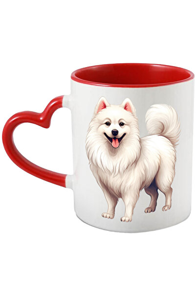 StoryGift Romania Cana cu un caine blanos | alb | ilustratie | vesel | binedi...