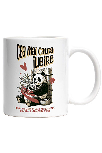 StoryGift Romania Cana Mama src panda cea mai calda iubiren cea calda, 330ml,...