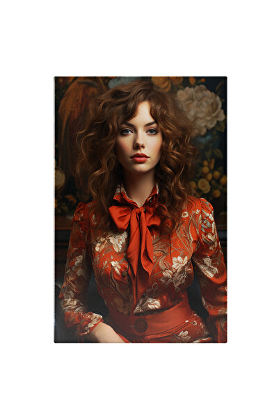 StoryGift Romania Tablou Canvas: Fotografie Cu O Femeie Frumoasa Imbracata El...