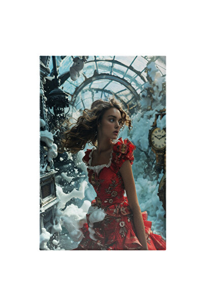 StoryGift Romania Tablou Canvas: Timpul Iernii Pătrunderea Zăpezii În Camera ...