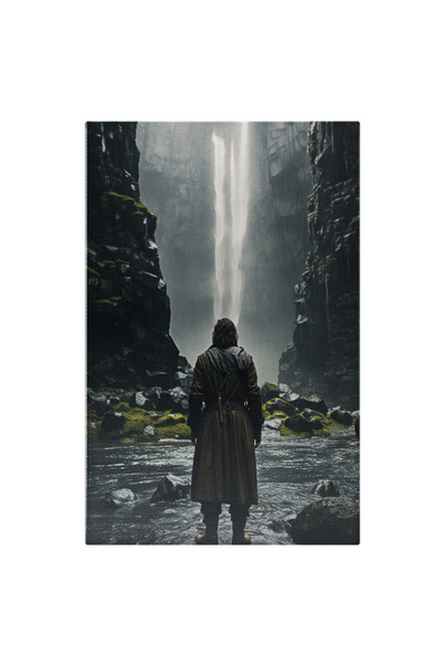 StoryGift Romania Tablou Canvas: Cavalar În Fața Cascadei- Poveste Și Natură ...