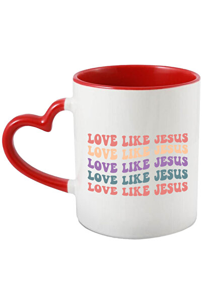 StoryGift Romania Cana cu textul in engleza "Love like Jesus" - iubeste ca Ii...