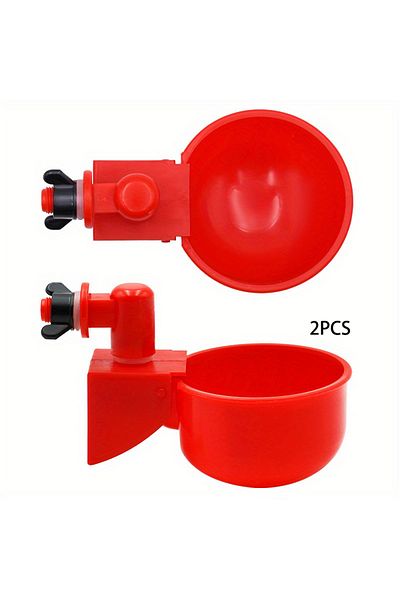 Choice 2pcs Chicken Drinking Bowl Drinking Water Quail Poultry Automatic Water Dispenser Duck And Pigeon Fr