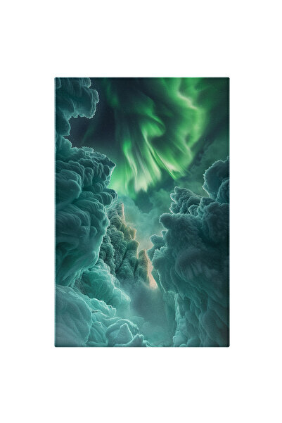 StoryGift Romania Tablou Canvas: Formațiuni De Zăpadă Înghețată Canionul Polu...