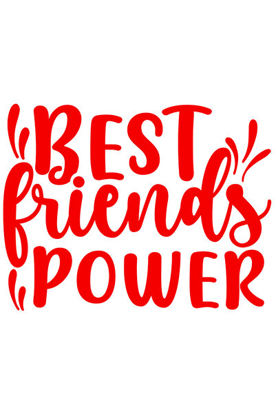 StoryGift Romania Sticker Exterior cu textul in limba engleza "Best friends p...