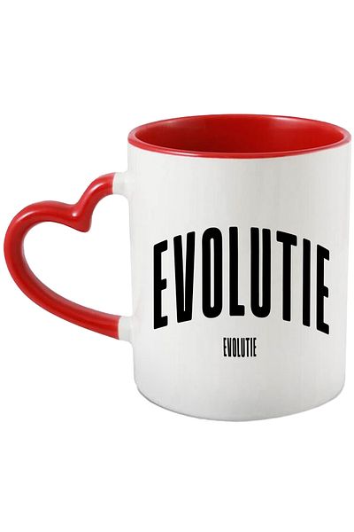StoryGift Romania Mug The Word Evolution, Motivational, Self Help, Self Understanding, Appreciation, , With ,STG .