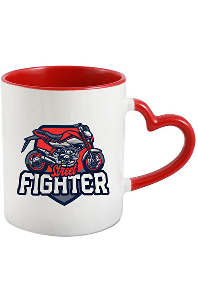 StoryGift Romania Cana Cu Mesaj In Engleza Street Fighter, Emblema, Motocicle...