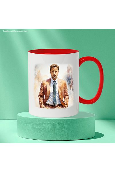 StoryGift Romania Mug With Jake Gyllenhaal, Celebrity, Actor, Movies, Star, Multicolor 330 ml, C, With, STG.