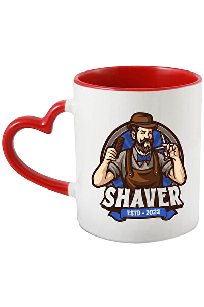 StoryGift Romania Cana Cu Mesaj In Engleza Shaver, Barbier, Emblema, Multicol...