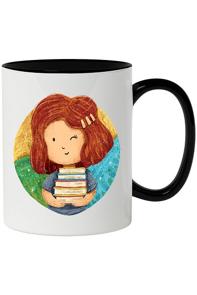 StoryGift Romania Mug With Face, Paperclips, Cards, T-Shirt, Multicolor 330 ml, Ceramic with Black Handle, With Ma,STG