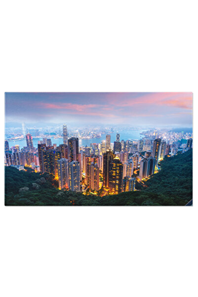 StoryGift Romania Tablou Canvas O Privire Asupra Hong Kong-ului: Peisaj Urban...