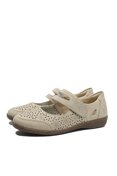 Rieker Comfortable Casual Shoes Beige Rieker 47675-60