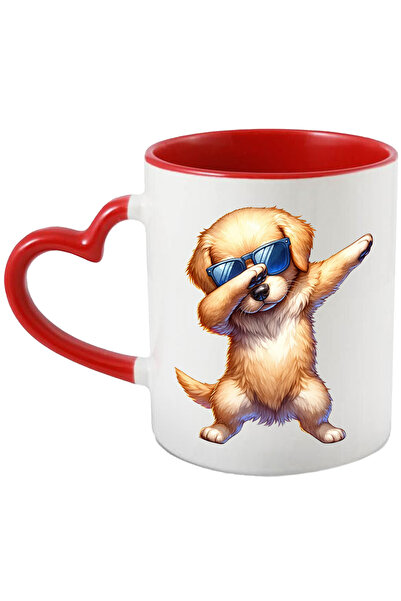 StoryGift Romania Cana cu un catel Golden Retriever care danseaza | ochelari ...