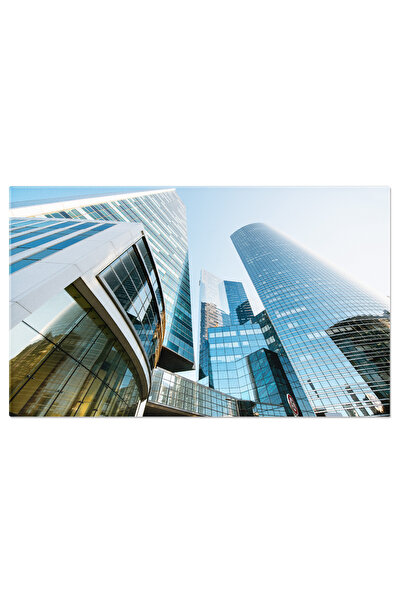 StoryGift Romania Tablou Canvas Zgarnie-nori In Districtul Financiar Al Parisului, Urban, Modern, Birouri, Arhite