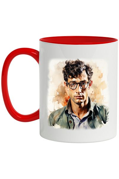 StoryGift Romania Mug With Jeff Goldblum, Famous Actor, Action Movies, Multicolor 330 ml, Ceramics, With ,STG
