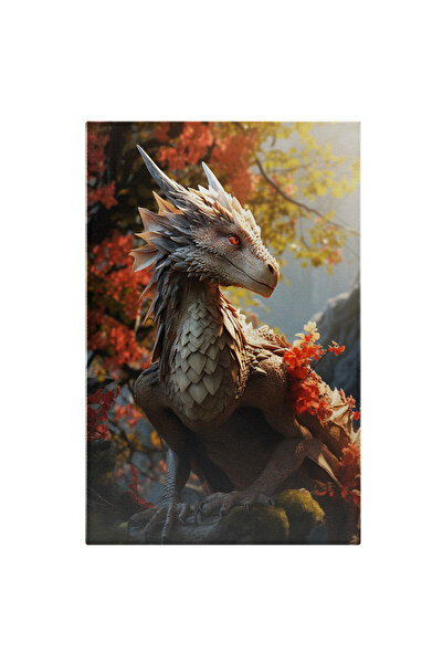 StoryGift Romania Tablou Canvas: Dragon Animal De Companie Rar A Unei Printes...