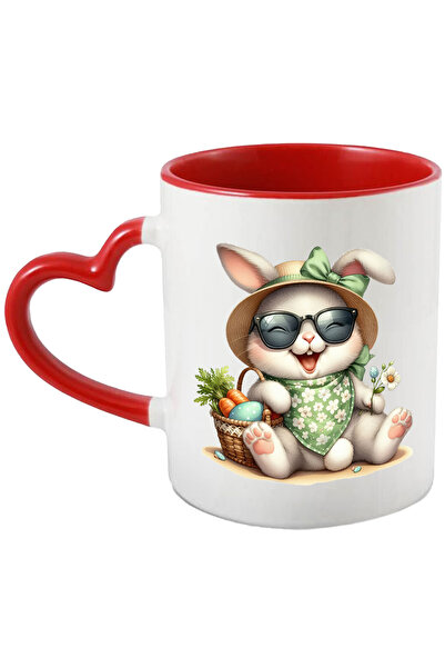 StoryGift Romania Cana cu un iepuras care rade, ilustratie, ochelari, bucurie...