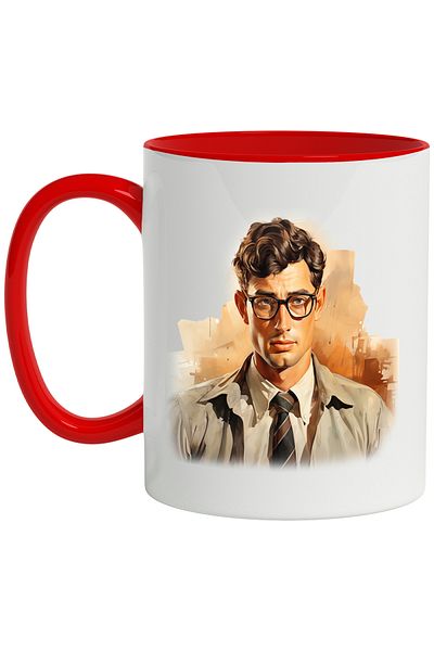 StoryGift Romania Mug With Jeff Goldblum, Actor, Celebrity, Action Movies, Multicolor 330 ml, , With ,STG