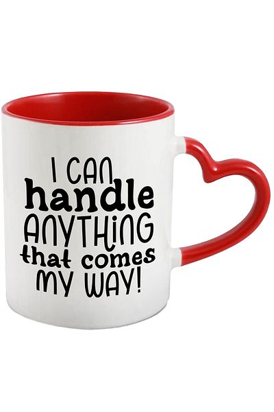 StoryGift Romania Mug with the message "I can handle anything that comes my way" - problem solving, With,STG