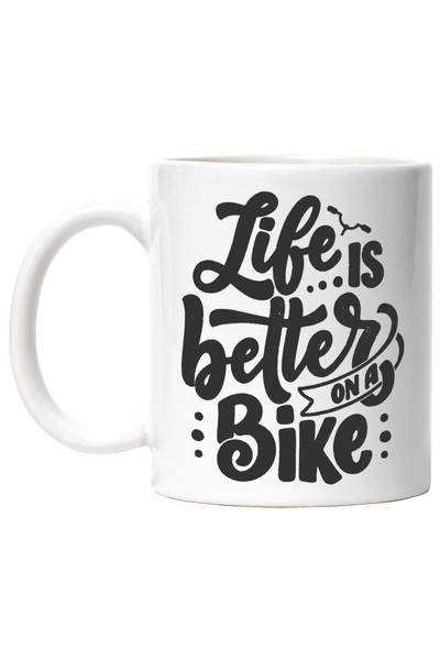 StoryGift Romania Cana pentru pasionatii de ciclism cu mesaj in limba engleza...