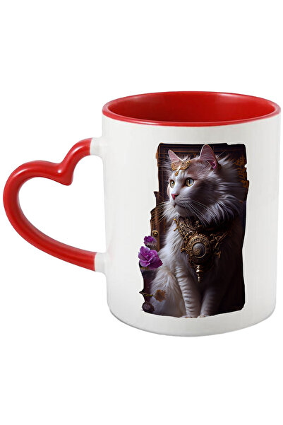 StoryGift Romania Cana Cu Pisica, Fantasy, Steampunk, Regal, SF, Flori, Multi...