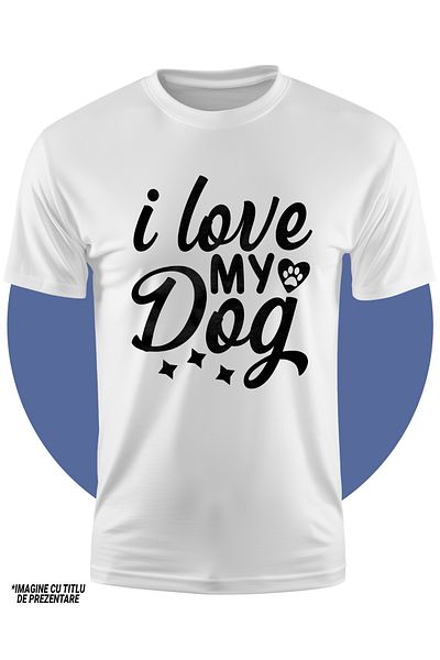 StoryGift Romania Tricou Copii Pentru Cei Care Isi Iubesc Cu Adevarat Cainele 100% Bumbac, Unisex, Alb,,stg