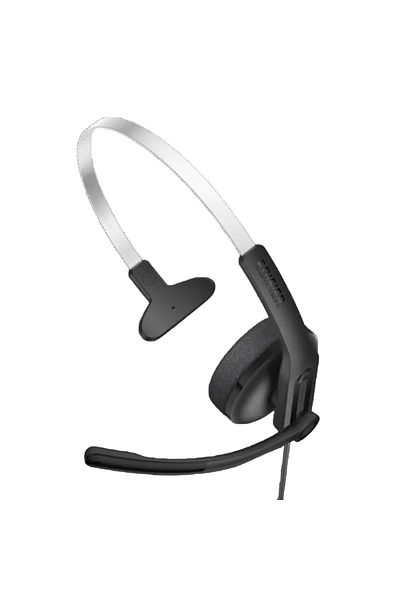 Edifier CC100 Wired Mono Headset, Built-in mic with AI noise cancellation technology,Black