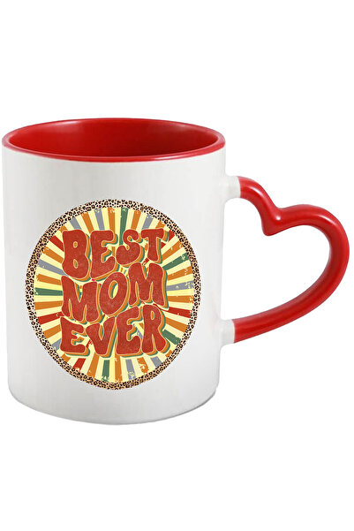 StoryGift Romania Cana cu mesajul "Best Mom Ever", ilustratie, mama, cea mai buna, diverse culori,, Cu ,STG