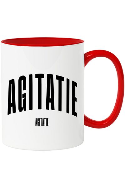 StoryGift Romania Mug The Word Agitation, Motivational, Self Help, Self Understanding, Appreciation, , With ,STG .