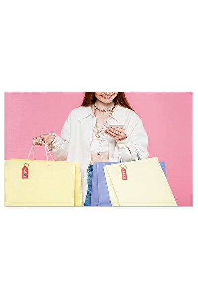 StoryGift Romania Tablou Canvas Bucurie In Shopping Eleganta Si Entuziasm Int...