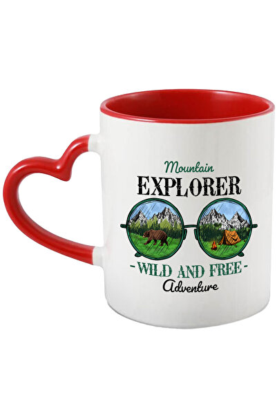 StoryGift Romania Cana cu mesajul "Mountain explorer - wild and free - advent...