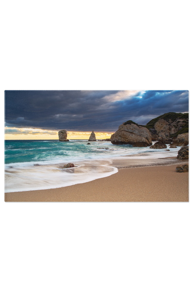 StoryGift Romania Tablou Canvas Rasarit Dramatic Peste Marea Egee Rasarit, Pe...