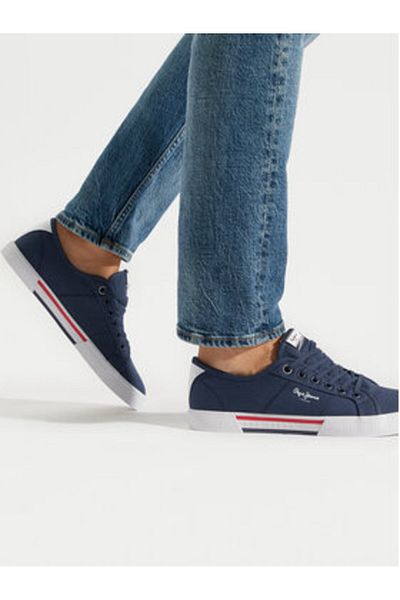Pepe Jeans adidași bărbați PMS30816 albaștri
