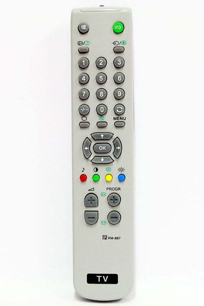 OEM Remote Control For Sony Rm 837 / 887 - White, long